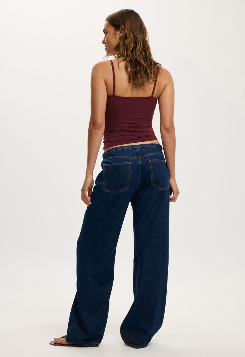 Cotton On - Lyocell wide pant - world blue