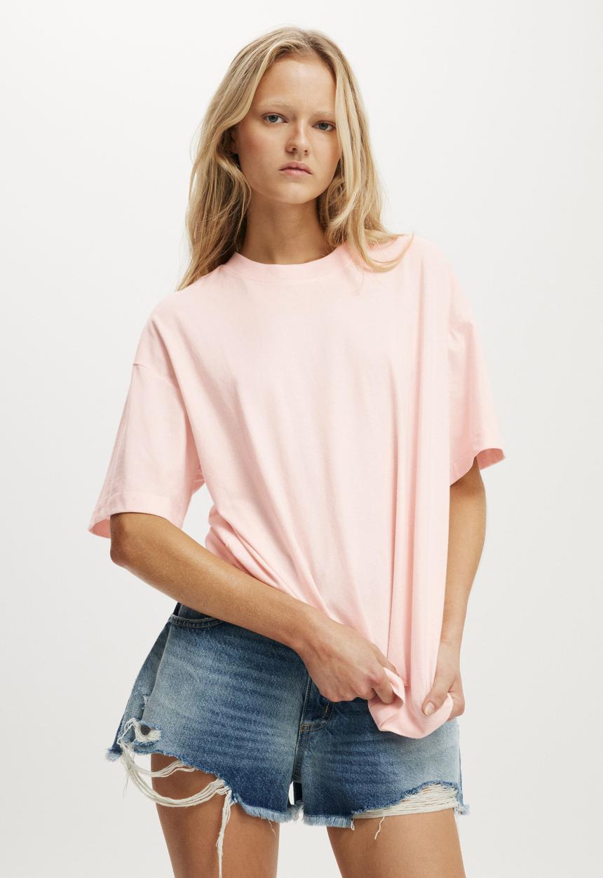 Cotton On - The boxy oversized tee - fairy dust