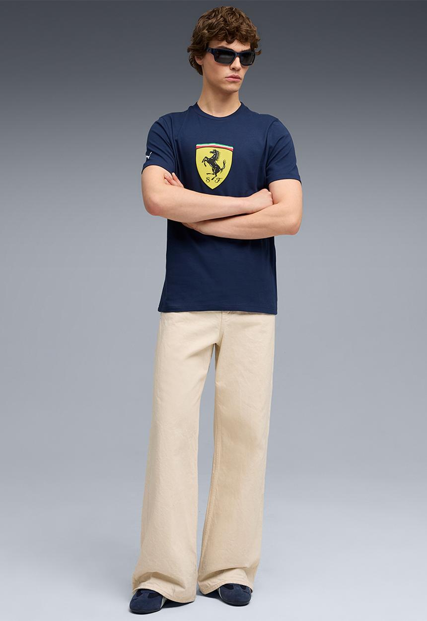PUMA - Ferrari Sportswear Colored Shield Tee - Persian Blue