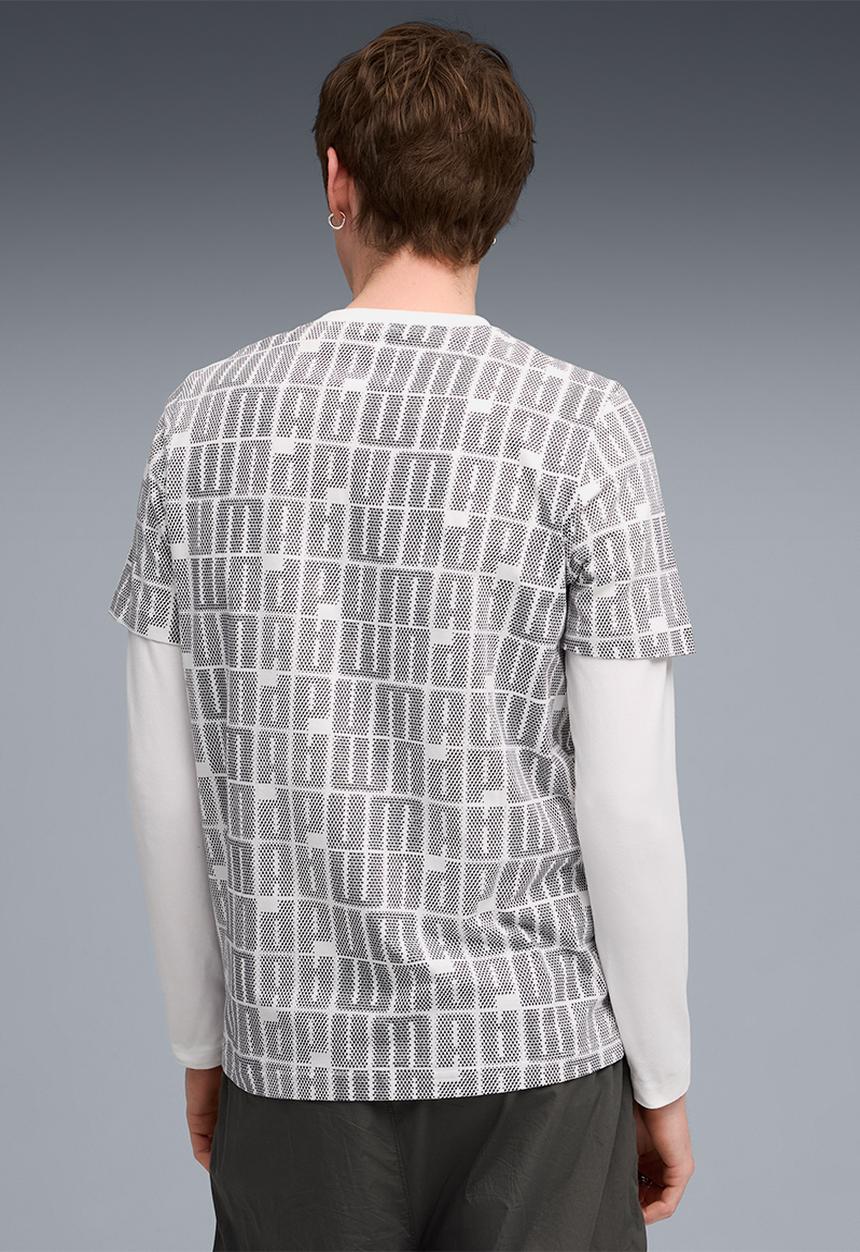PUMA - ESS LOGO LAB AOP Tee - PUMA White