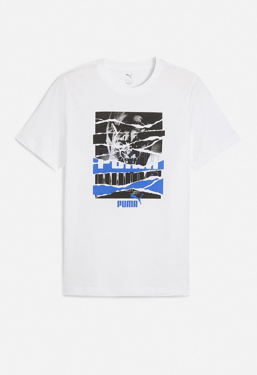 PUMA - GRAPHIC Photoprint Tee - PUMA White