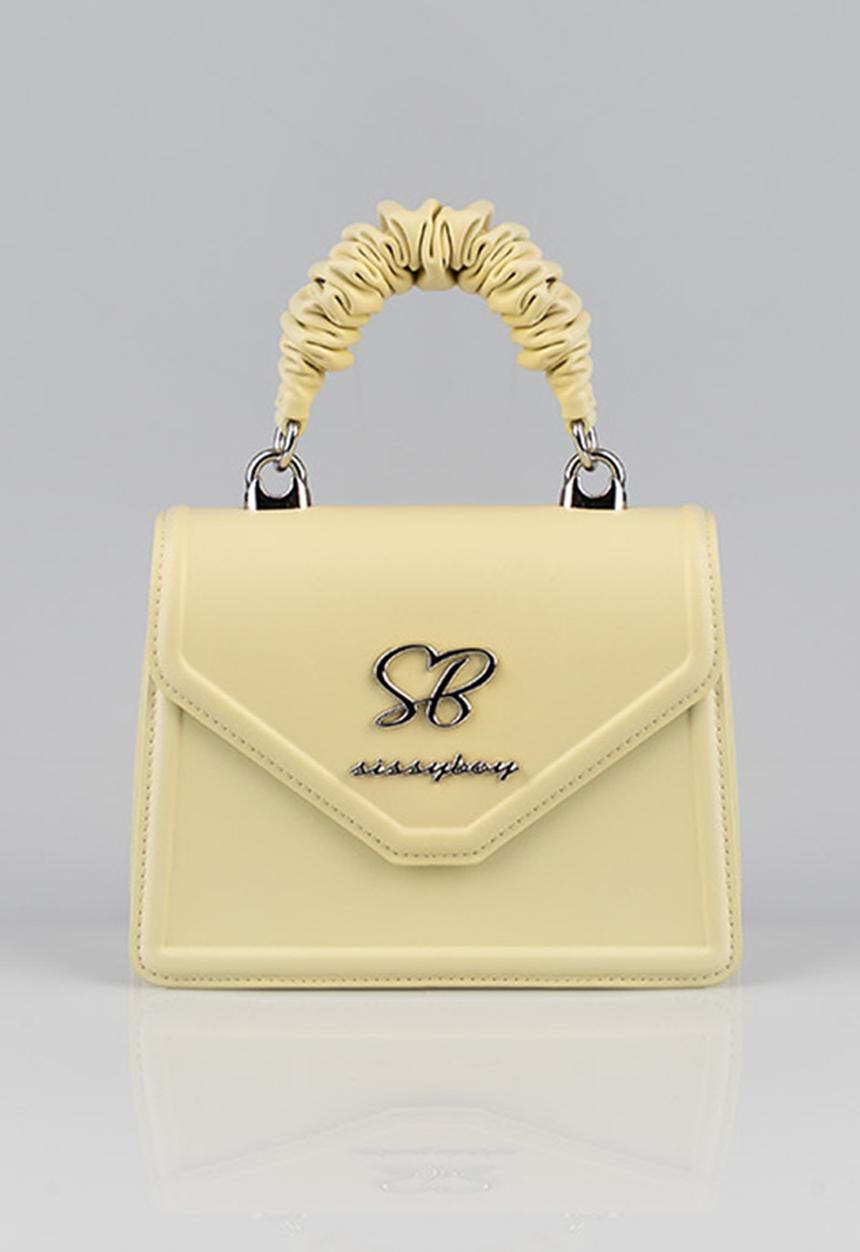 SISSY BOY - Pastel Bag Pompom Strap Bag- Yellow