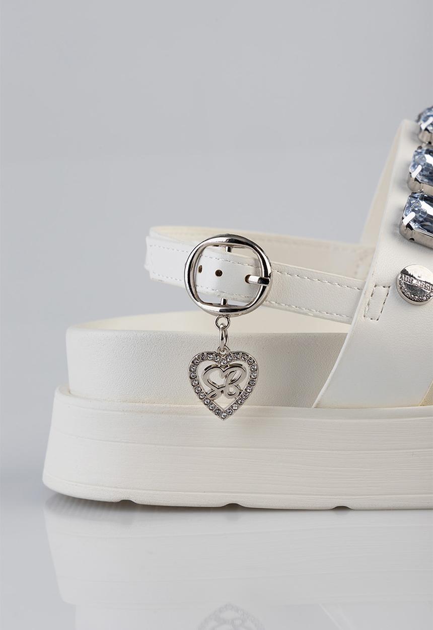 SISSY BOY - Bling platform - white