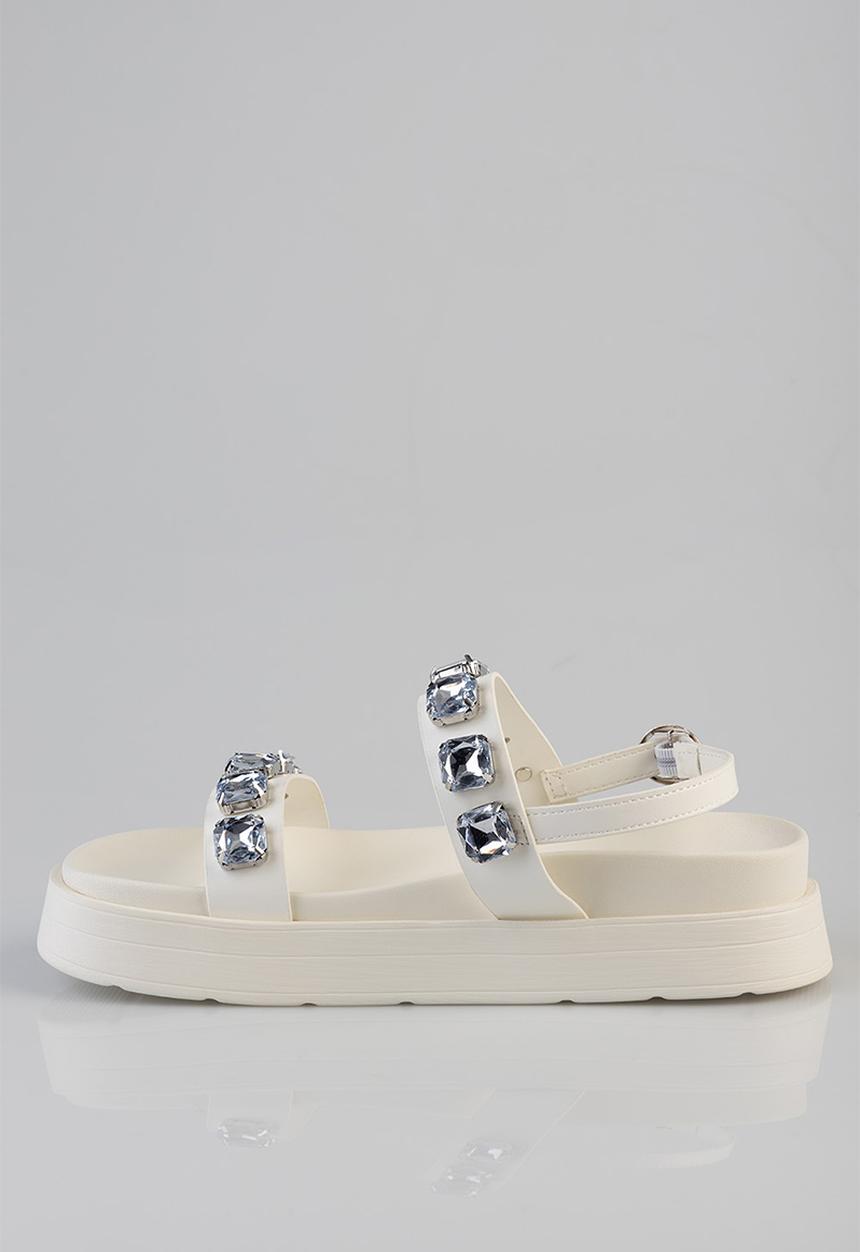 SISSY BOY - Bling platform - white
