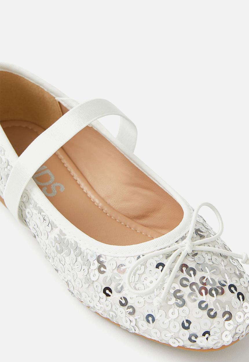 Cotton On - Olivia ballet flat - white sequin