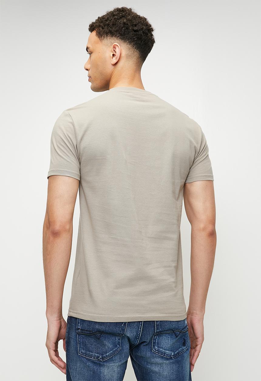 POLO - Lucas Essential Ss T-Shirt - Taupe