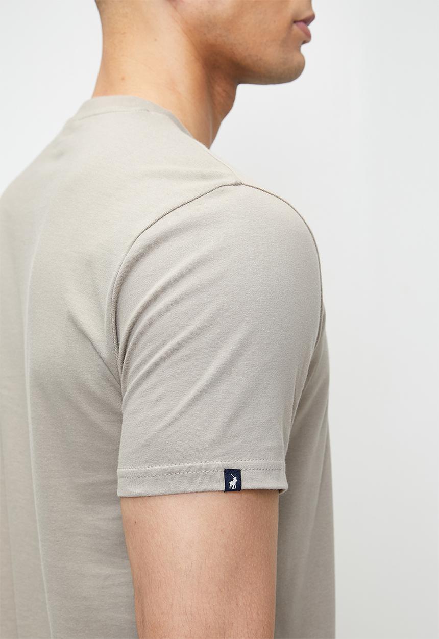 POLO - Lucas Essential Ss T-Shirt - Taupe