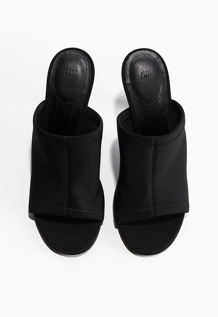 H&M - Heeled sandals - black