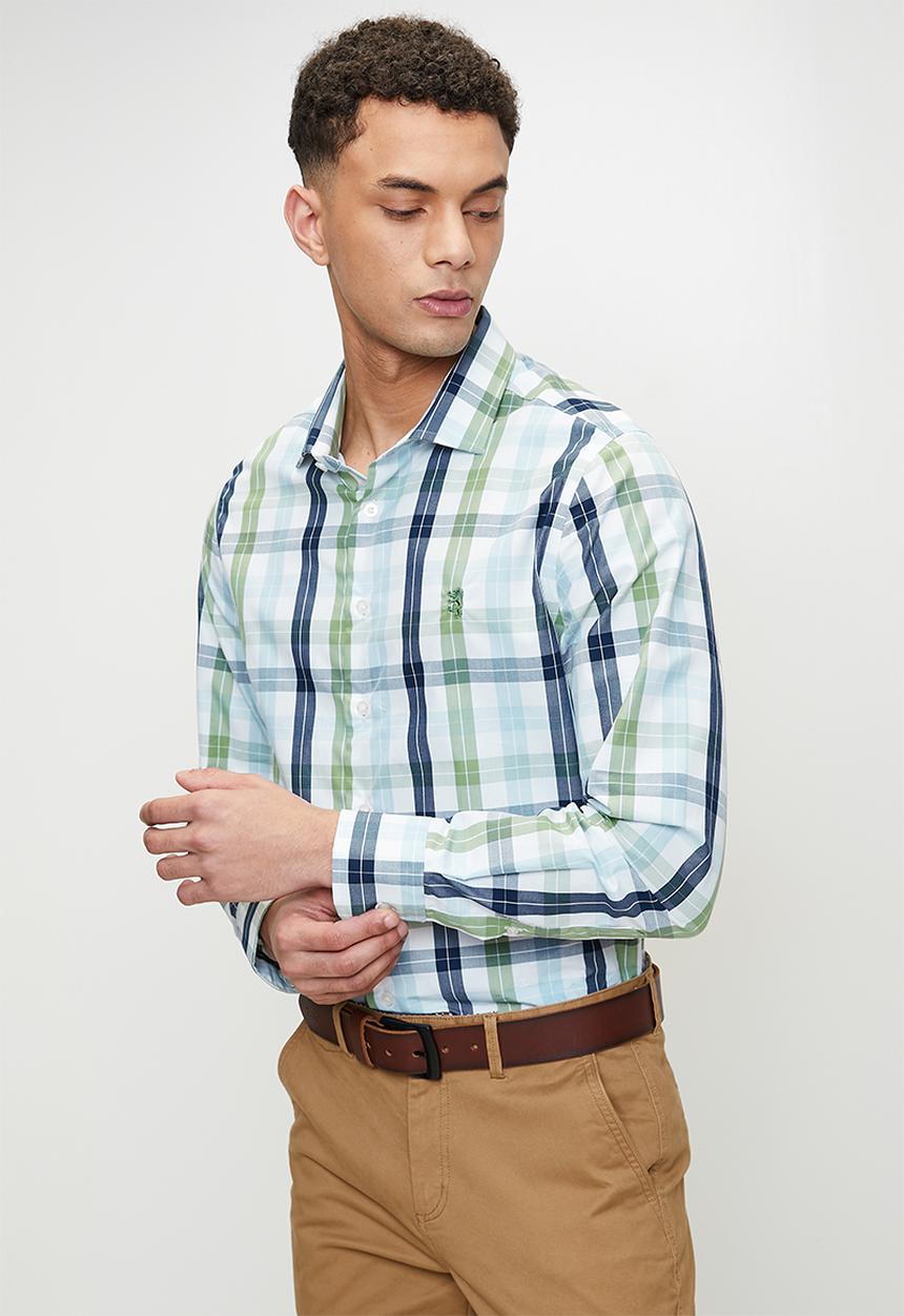 Pringle of Scotland - Collin ls tailored shirt - blue