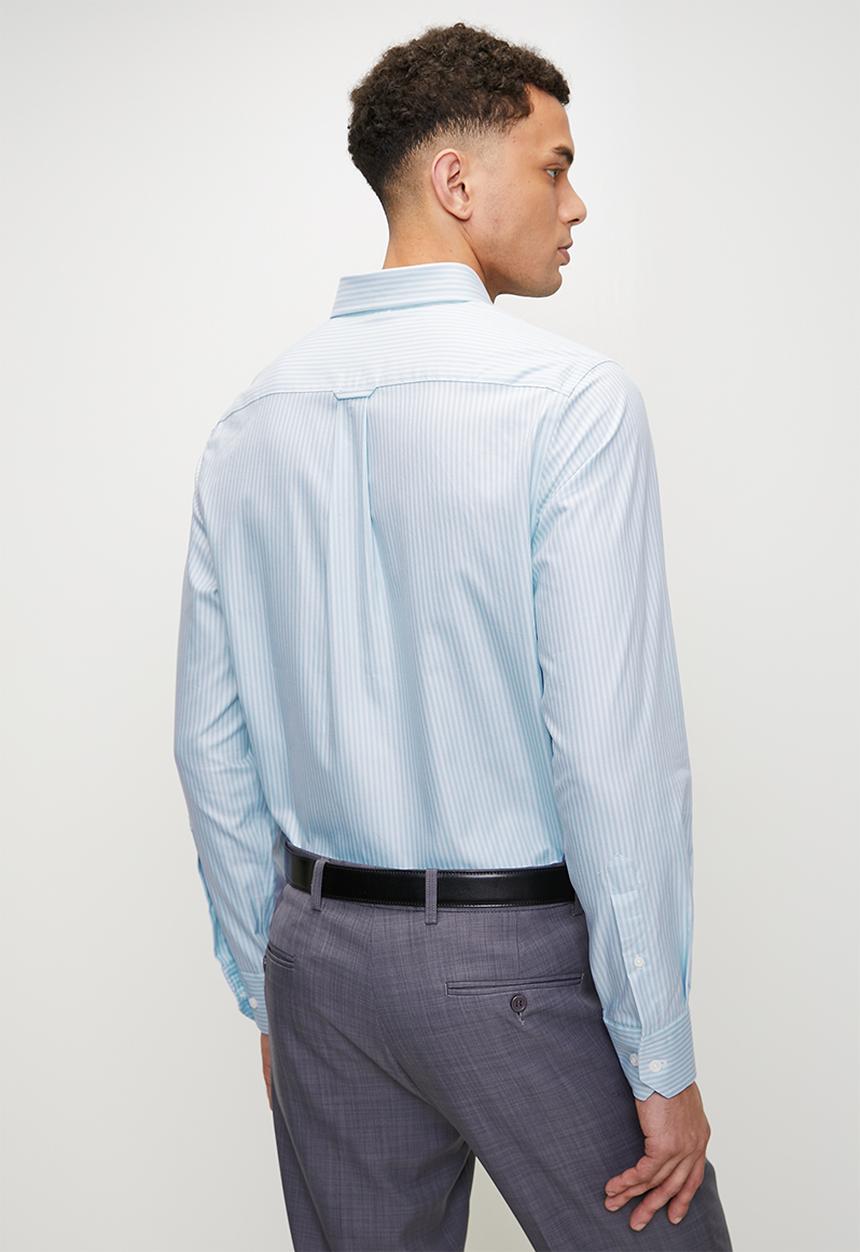 Pringle of Scotland - Roland ls classic shirt - blue