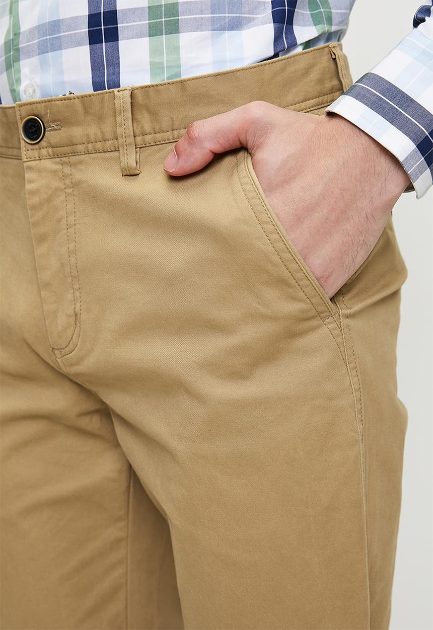 Pringle of Scotland - Jorge tailored fit trouser - khaki