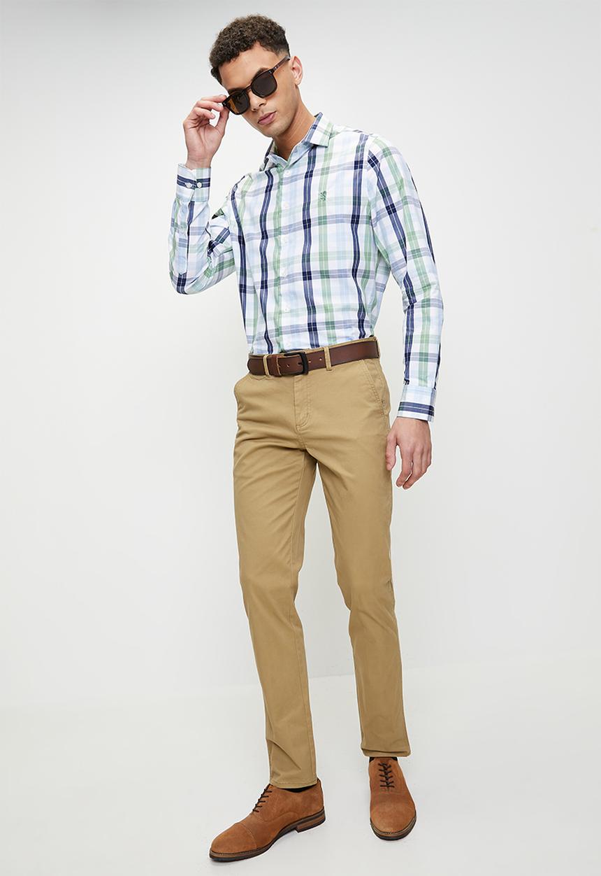 Pringle of Scotland - Jorge tailored fit trouser - khaki
