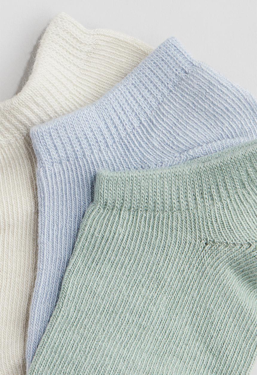 H&M - 5-Pack trainer socks - turquoise/light blue