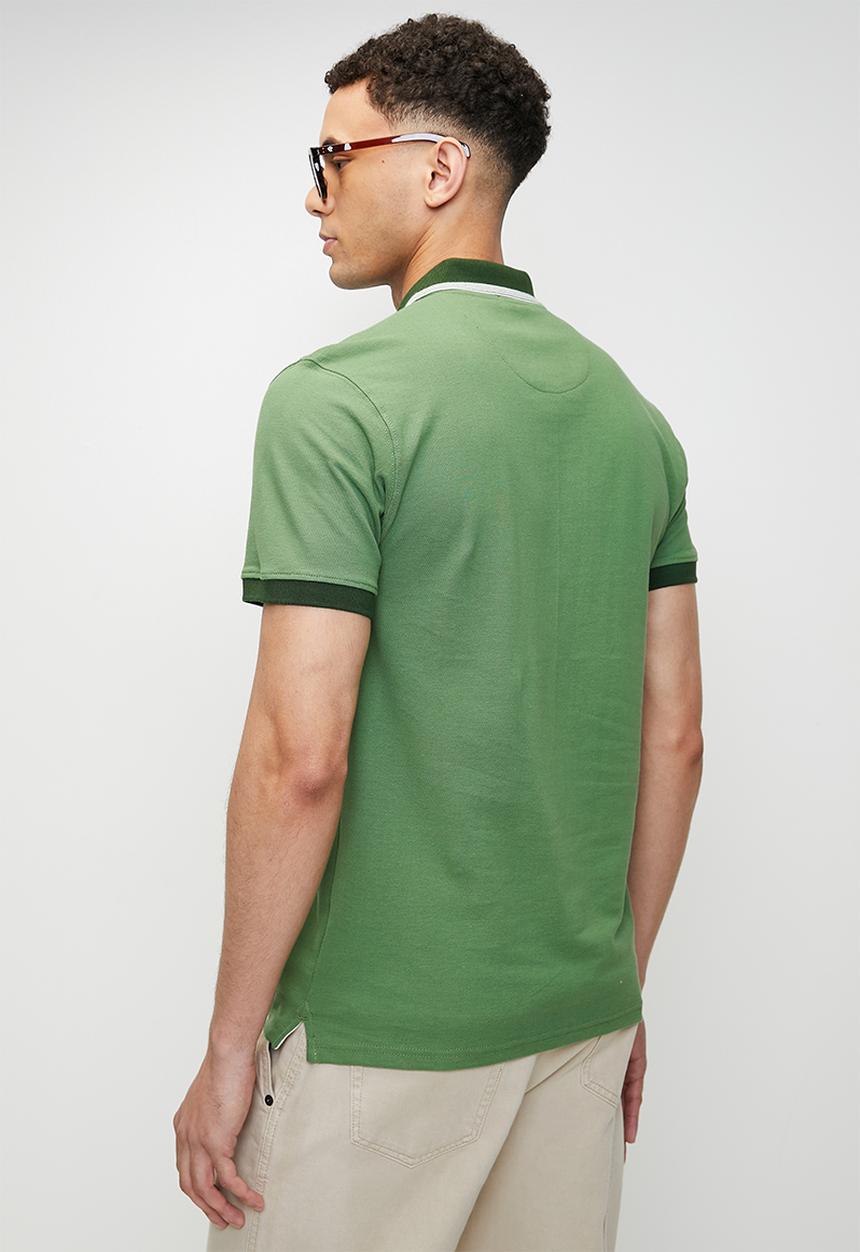 POLO - Tipped Pony Short Sleeve Golfer - Green