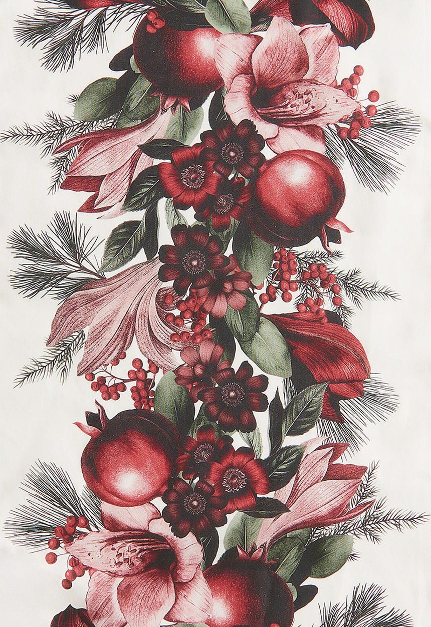 H&M - Water-repellent table runner - white flowers