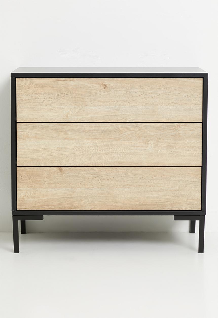 Me&Co - Studio 3 Drawer Chest of Drawers - Natural