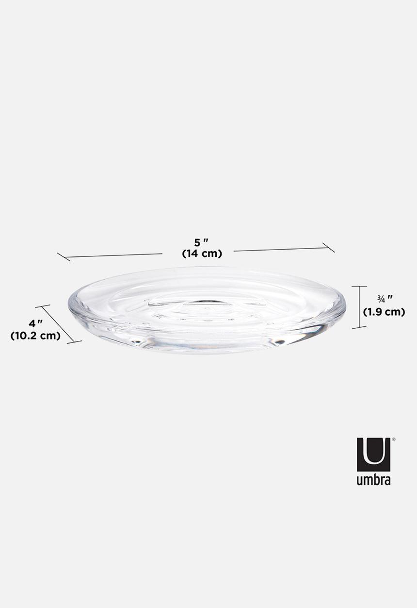 Umbra - Droplet Soap Dish -Clear