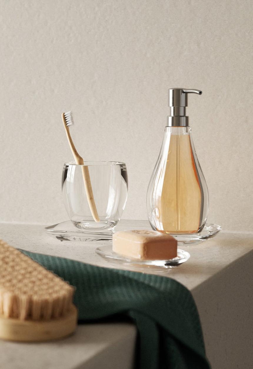 Umbra - Droplet Soap Dish -Clear