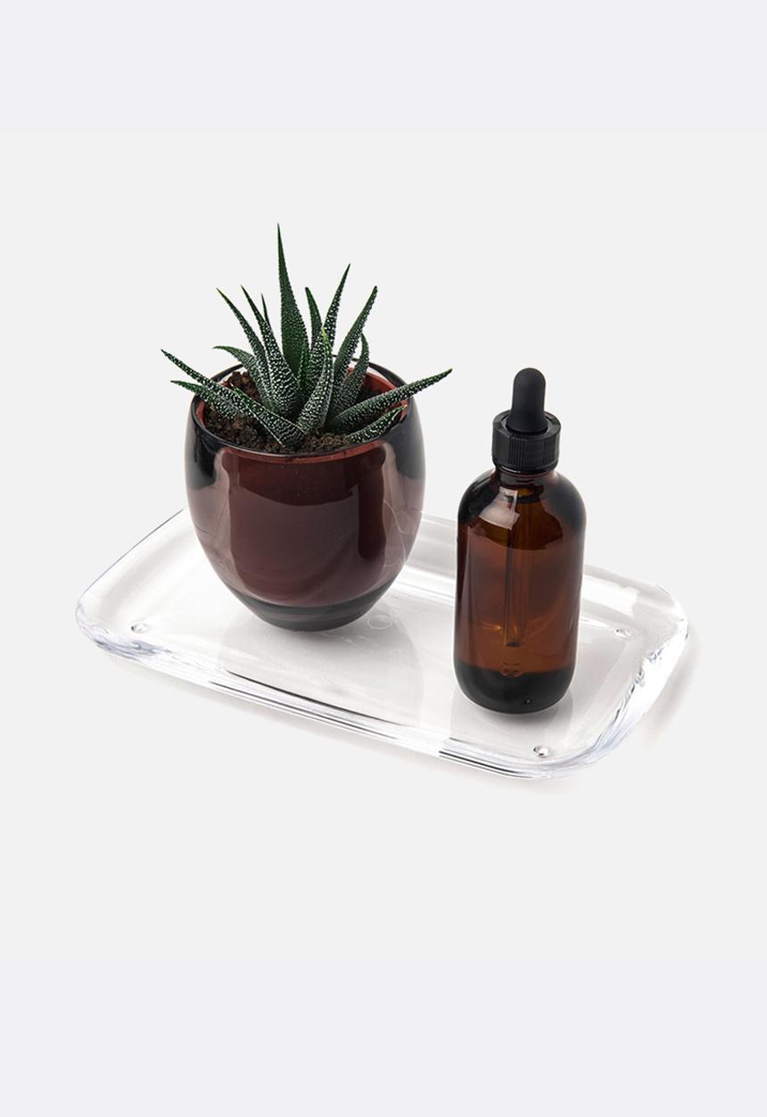 Umbra - Droplet vanity tray - clear