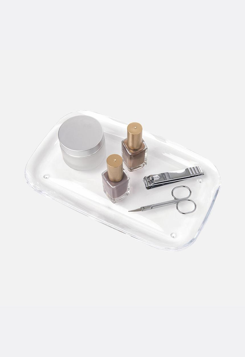 Umbra - Droplet vanity tray - clear