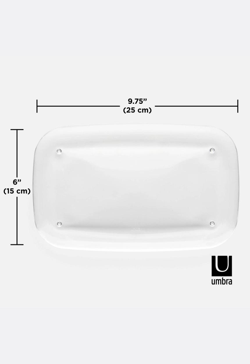 Umbra - Droplet vanity tray - clear