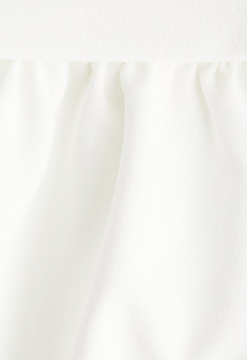 H&M - Flared jersey skirt - white
