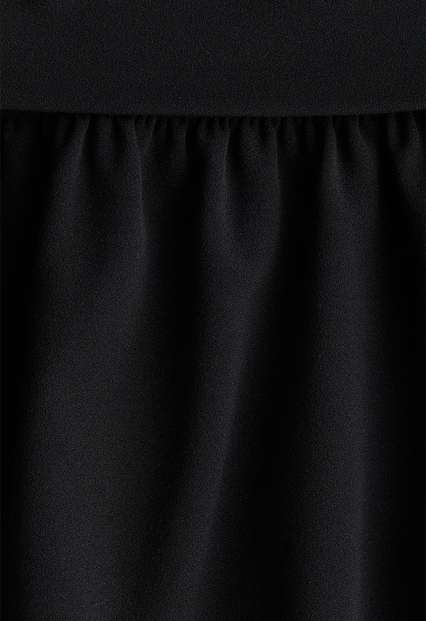 H&M - Flared jersey skirt - black