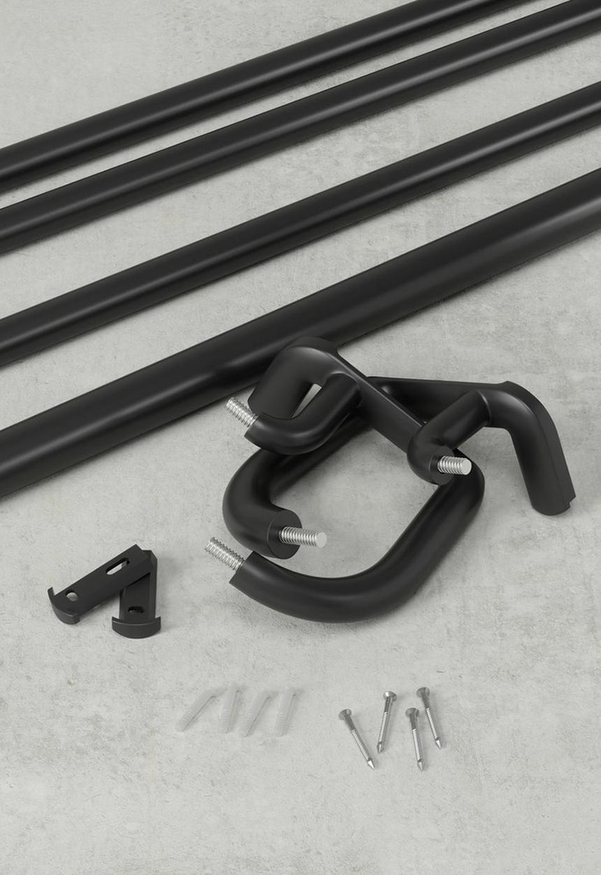 Umbra - Twilight expandable double curtain rod - black