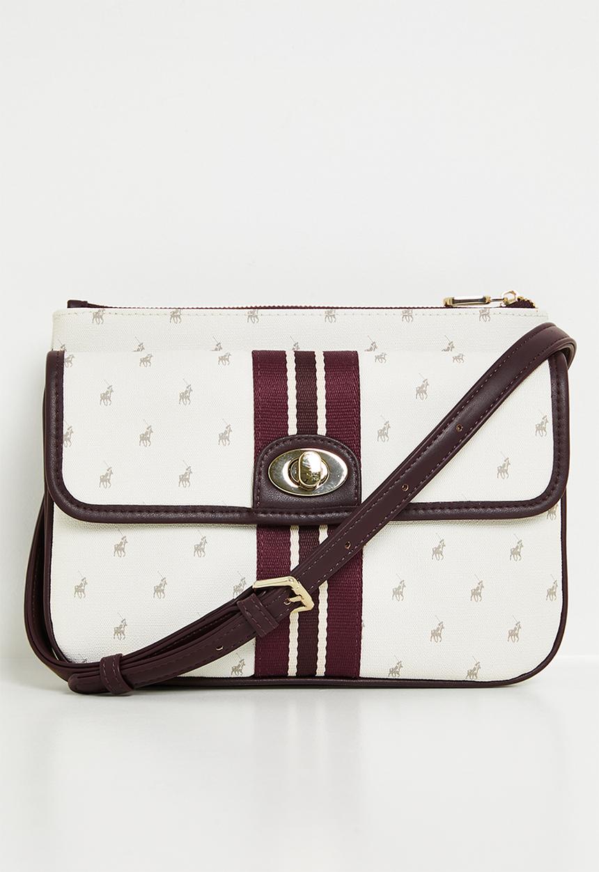 POLO - Oxford crossbody bag-  grey