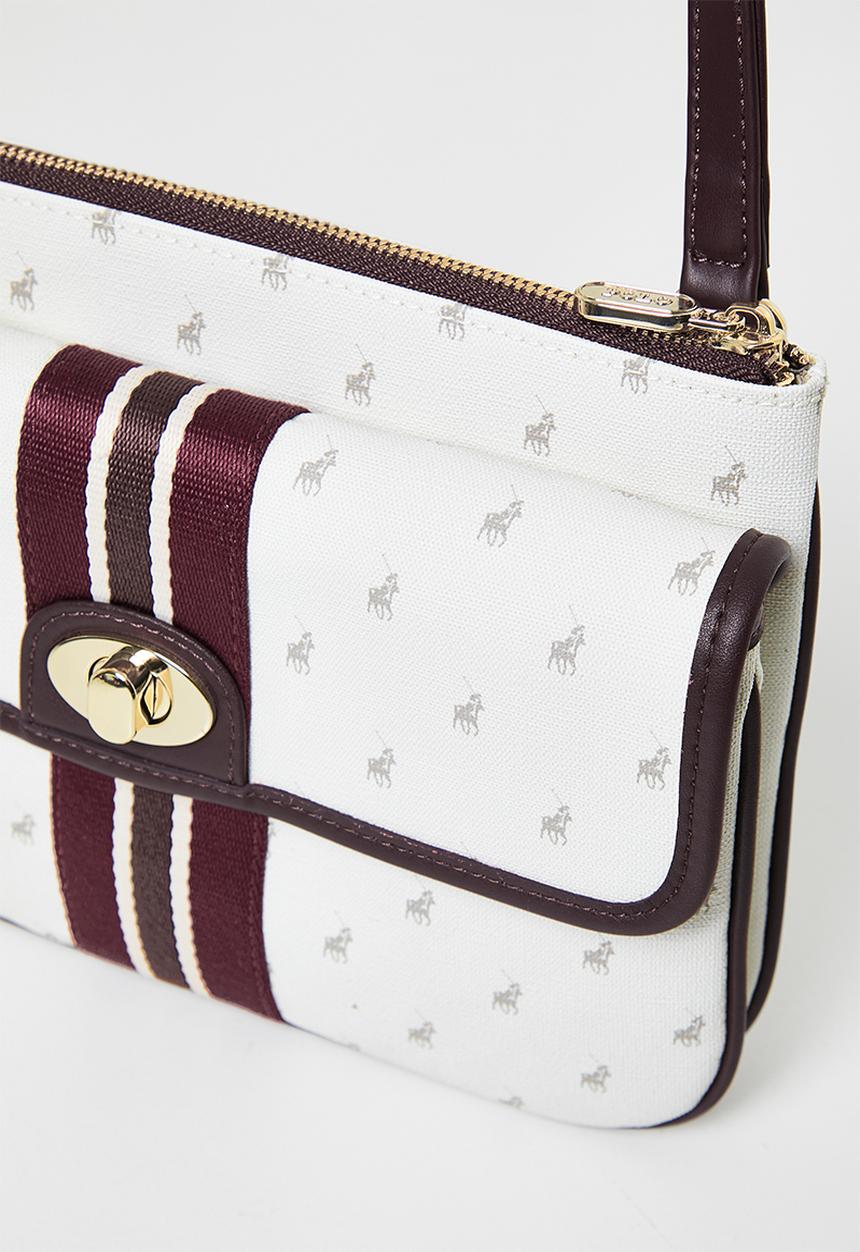 POLO - Oxford crossbody bag-  grey