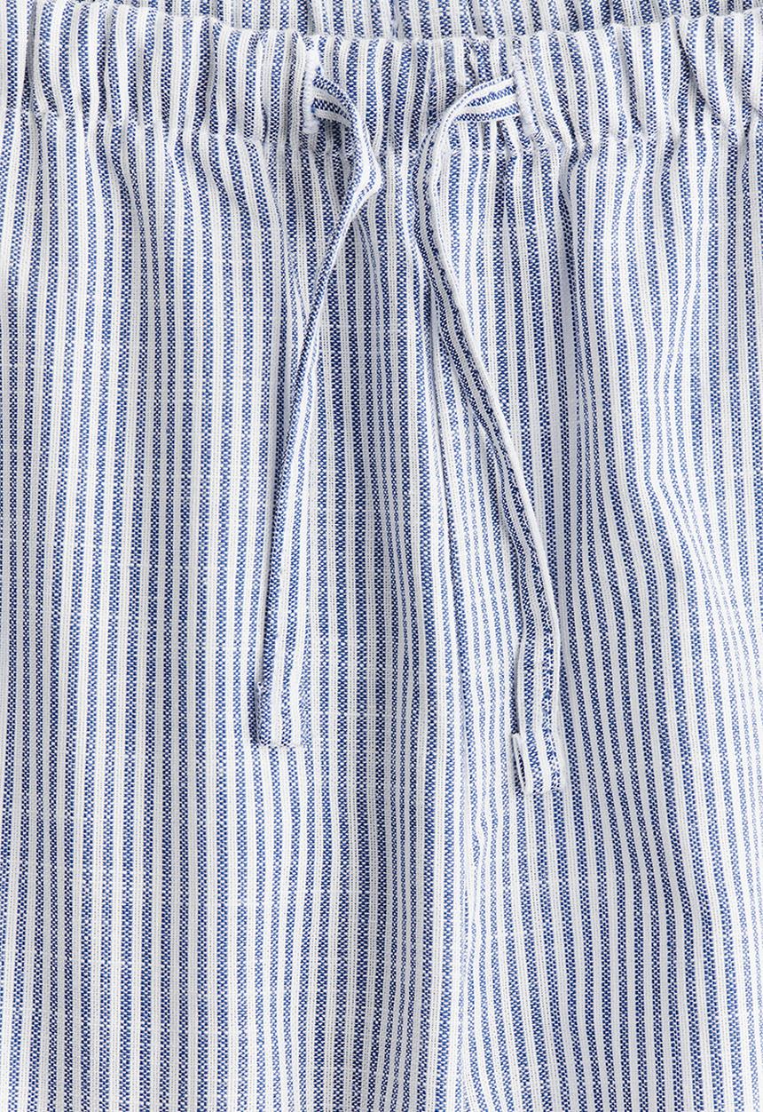 H&M - Pull-on trousers - blue striped 