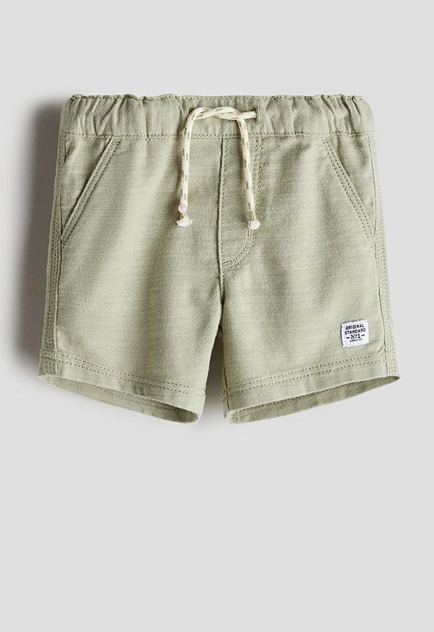 H&M - Twill shorts - light khaki green
