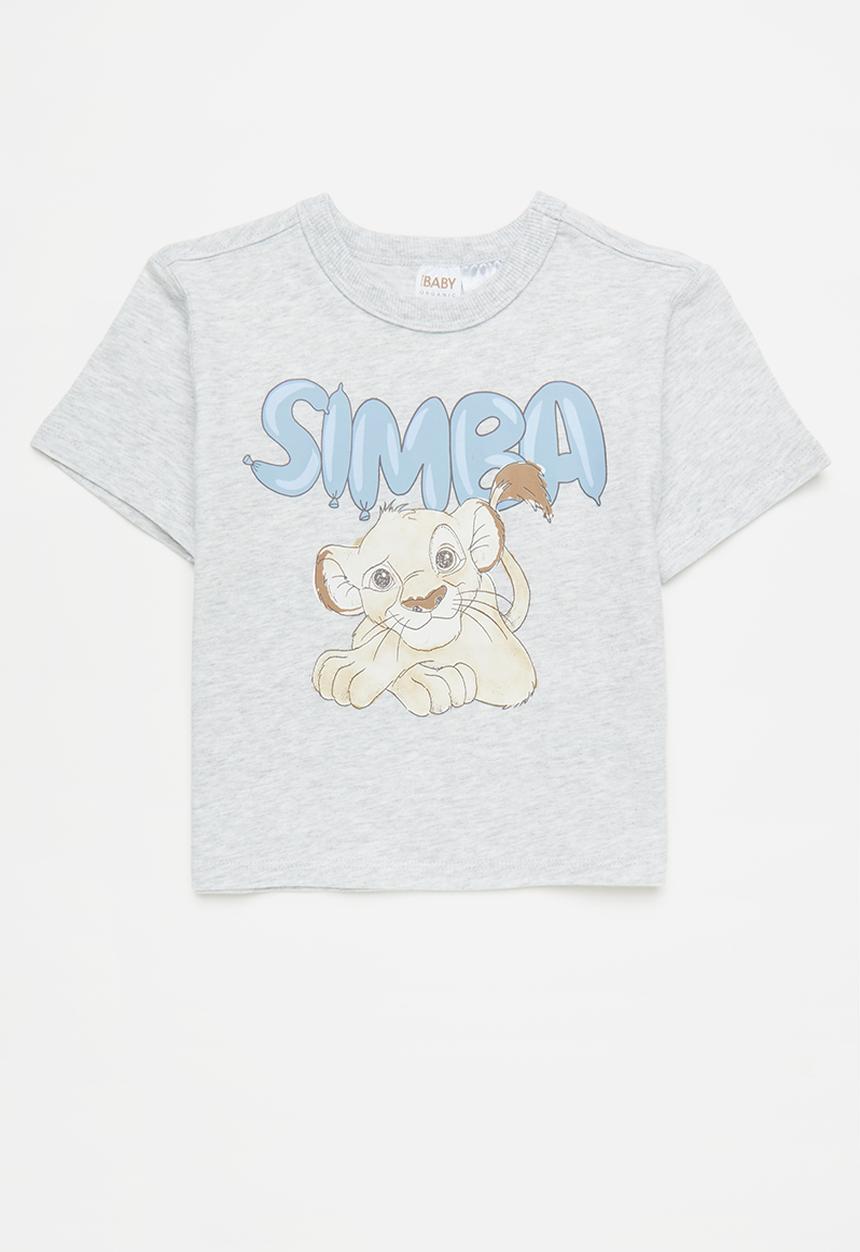 Cotton On - The Lion King Short Sleeve Tee - lcn dis cloud marle/simba