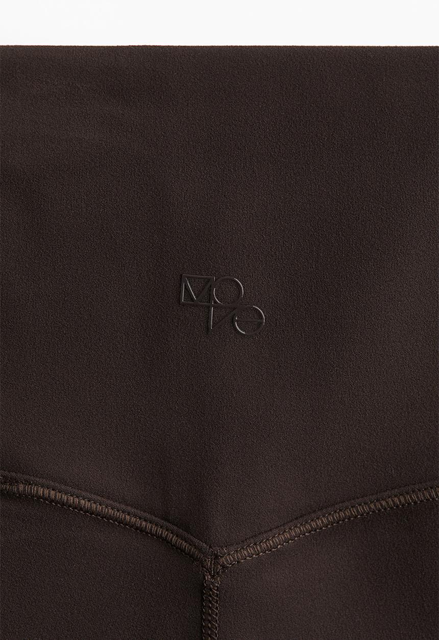 H&M - Sports cycling shorts with softmove™ lycra® - dark brown 