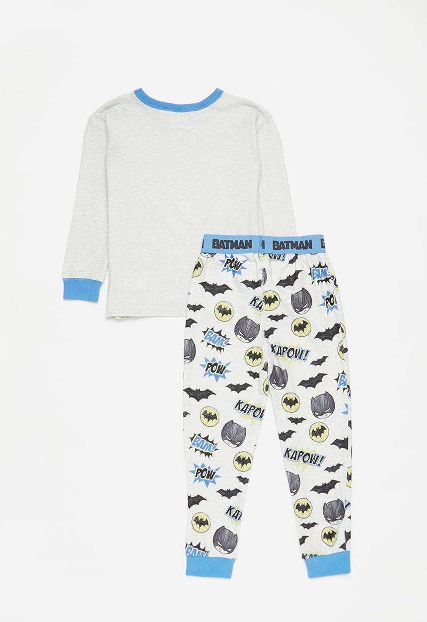 Cotton On - Chuck long sleeve pyjama set licensed - lcn wb cloud marle/batman cartoon