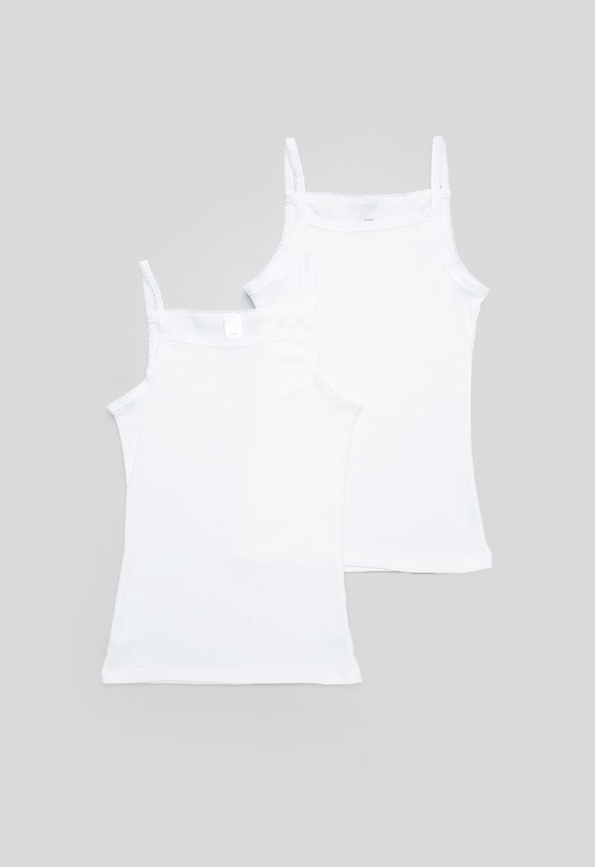 Pop Candy - 2Pk strappy - white 