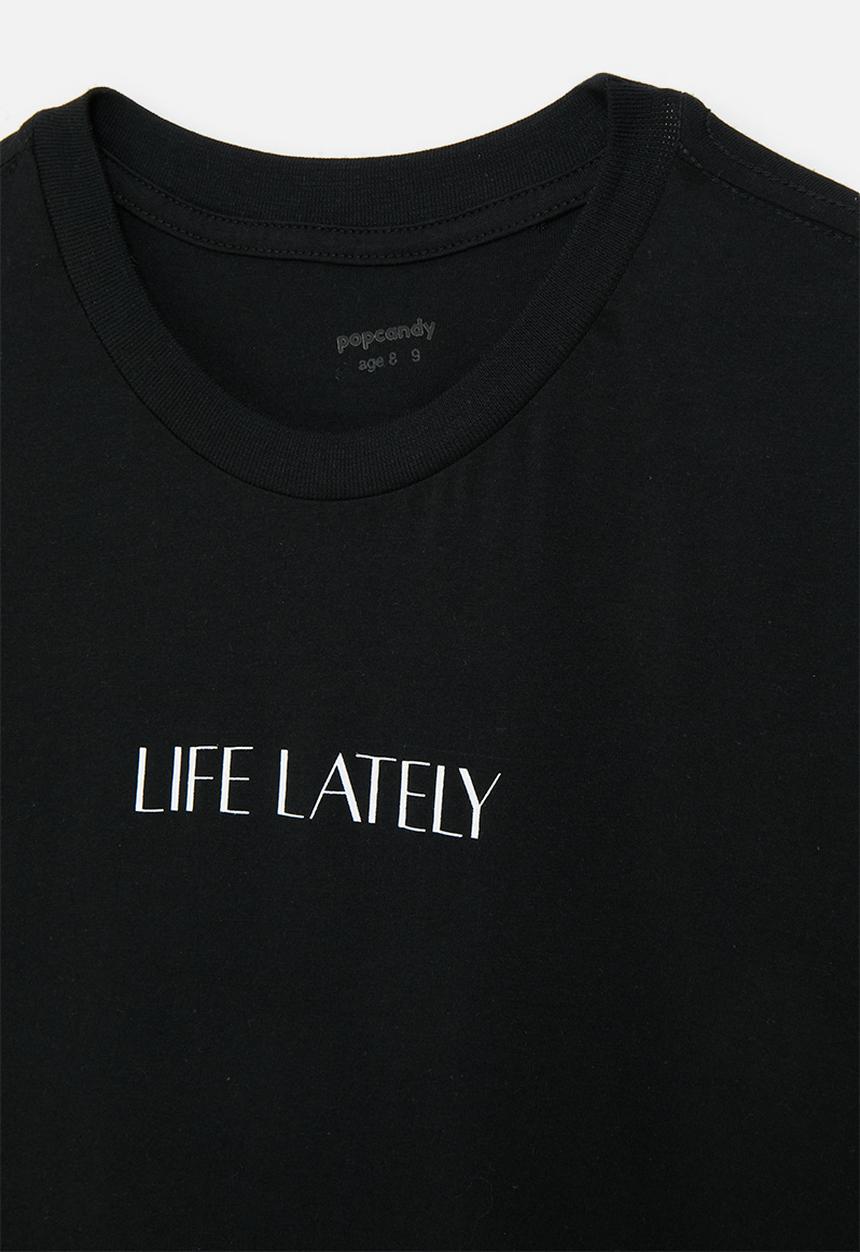 Pop Candy - Slogan oversized tee - black