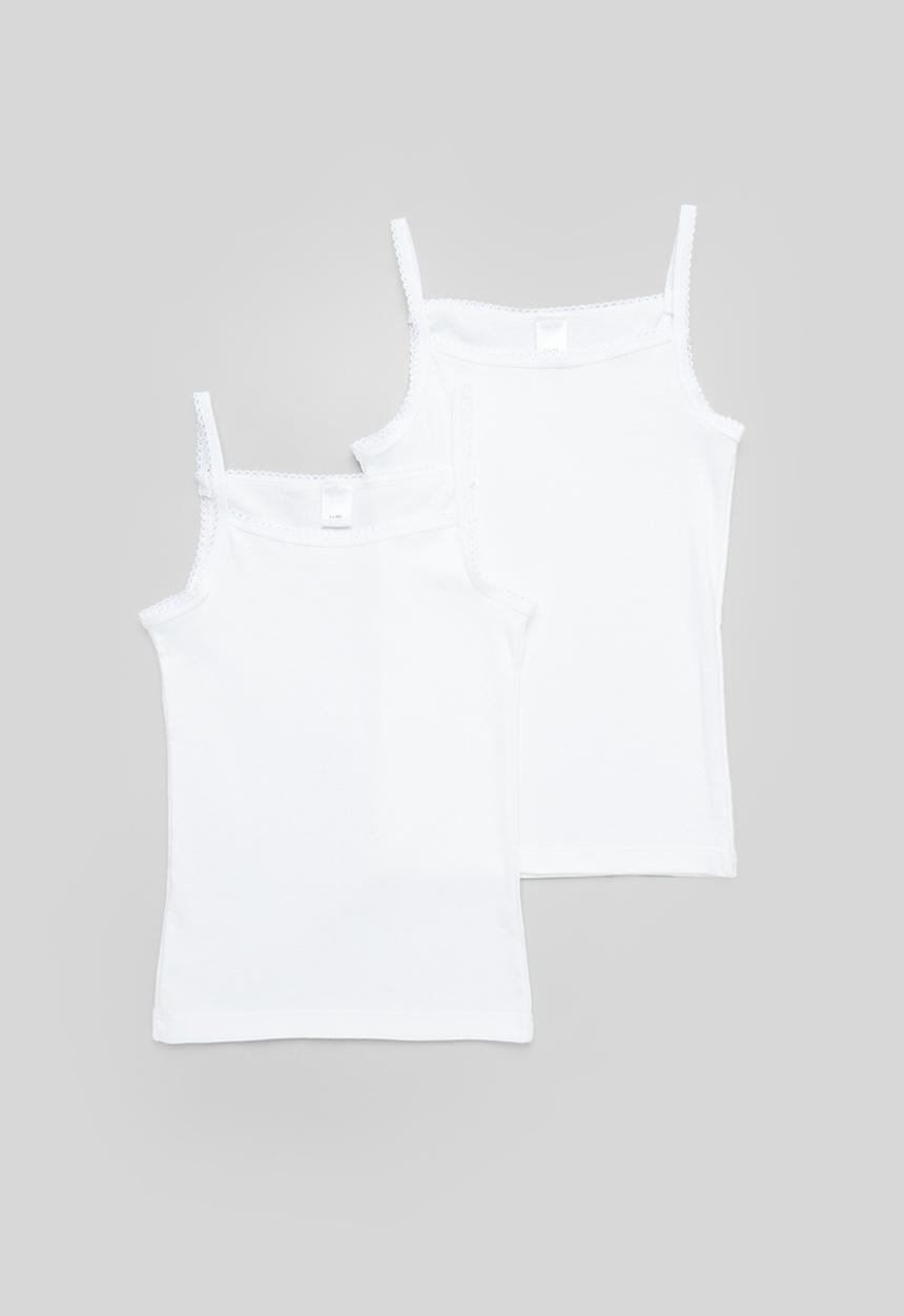 Pop Candy - 2Pk strappy - white