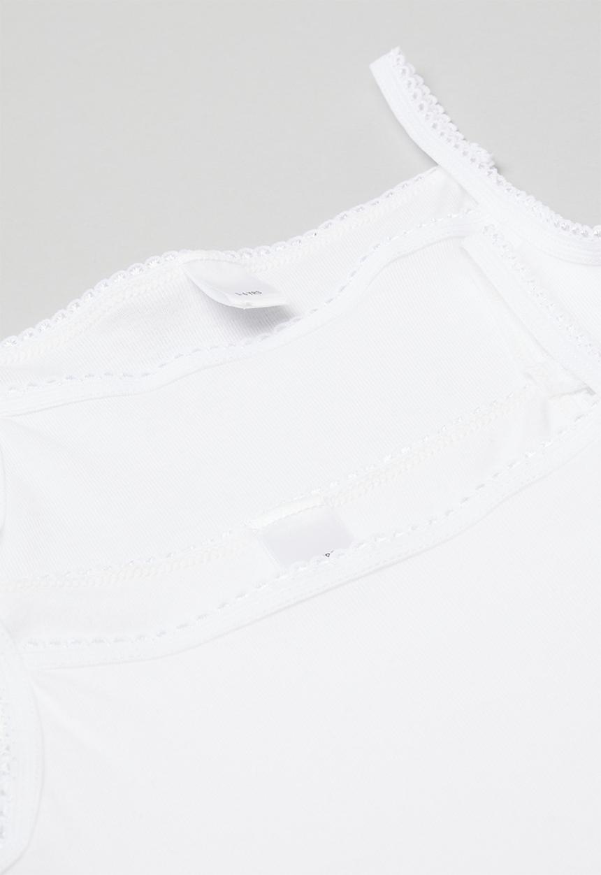 Pop Candy - 2Pk strappy - white