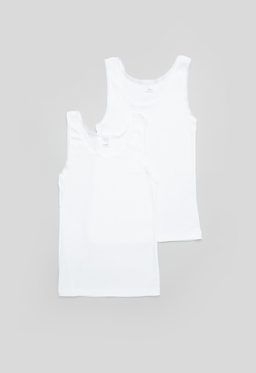 Pop Candy - 2 pack vest - white