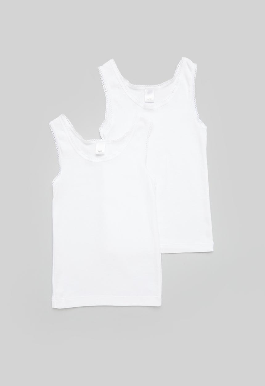 Pop Candy - 2 pack vest - white 