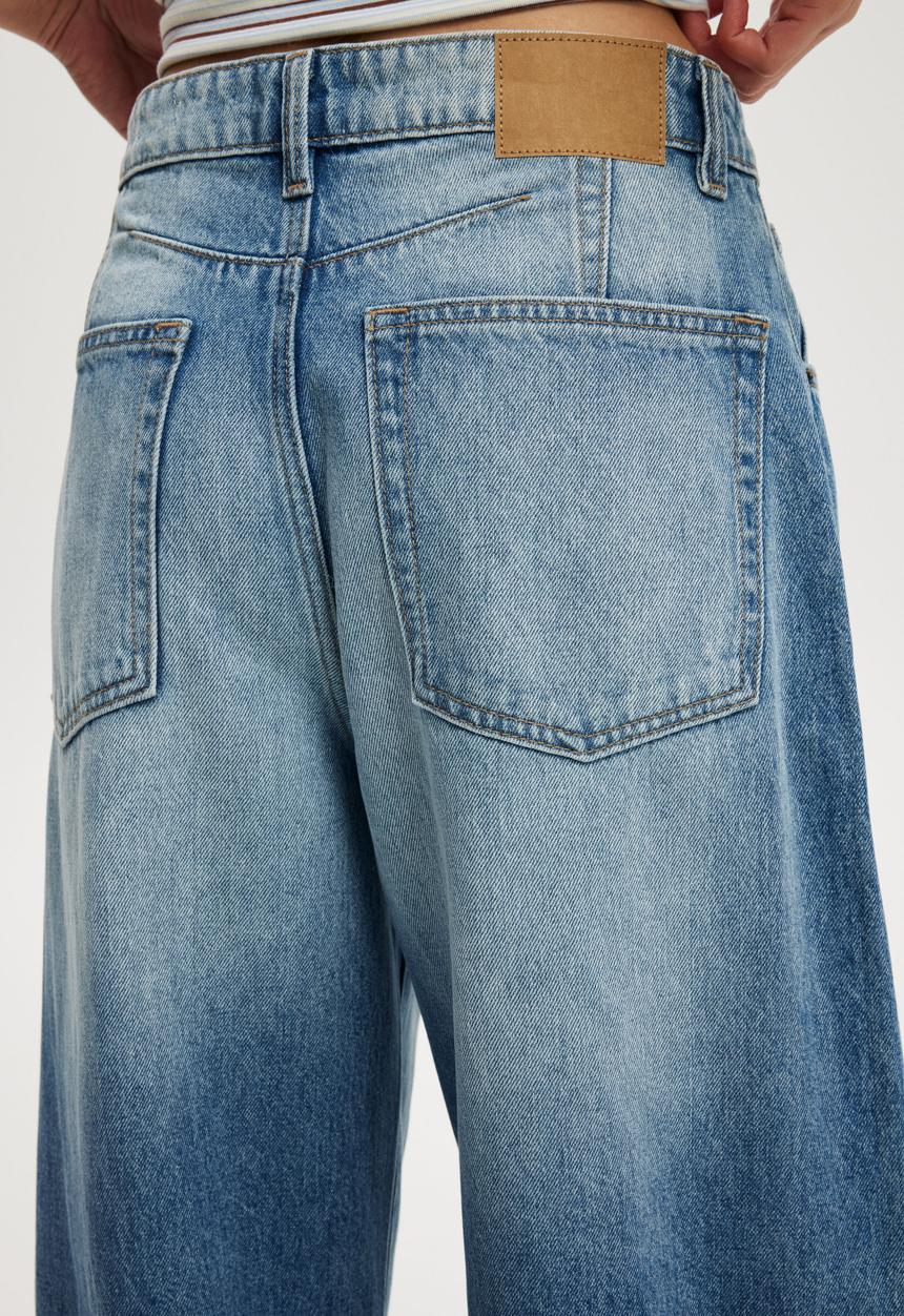 Cotton On - Barrel jean - eve blue