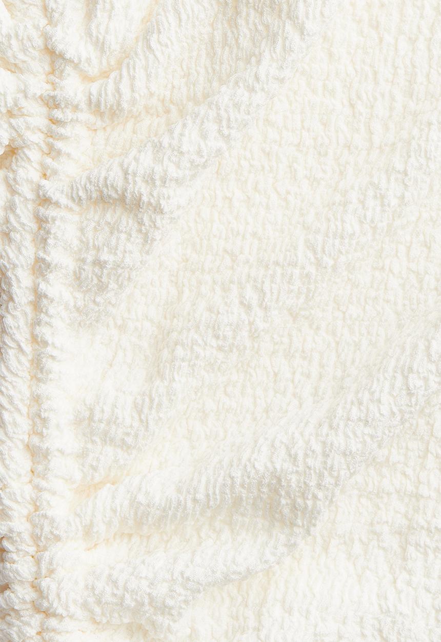 H&M - Drawstring-detail top - cream