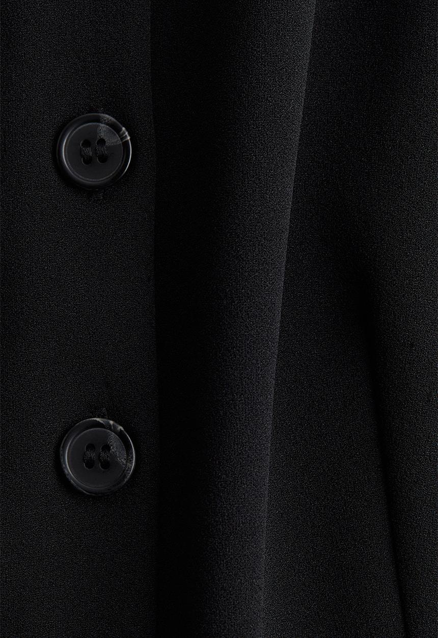 H&M - Jersey waistcoat - black