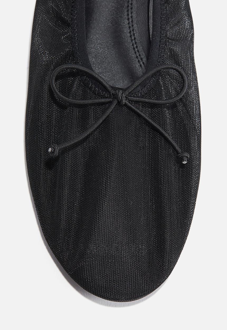 H&M - Mesh ballet pumps - black