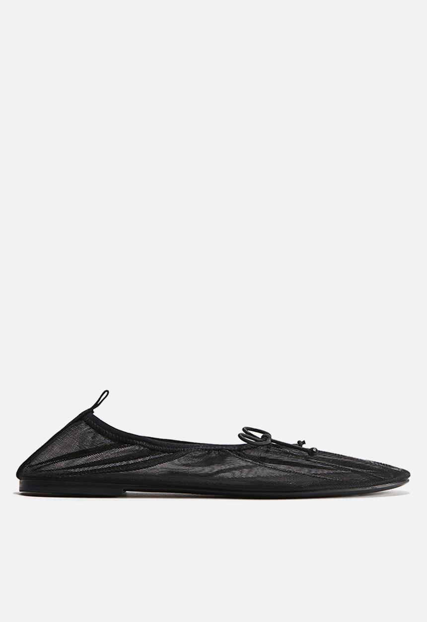H&M - Mesh ballet pumps - black