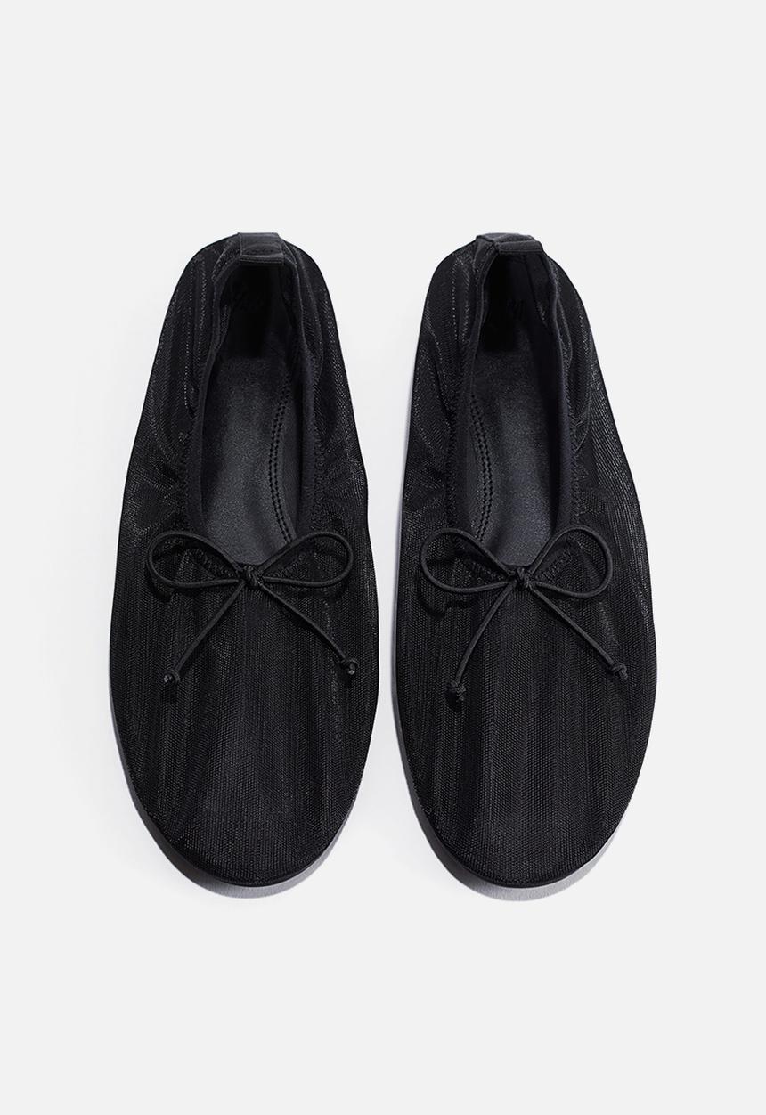 H&M - Mesh ballet pumps - black