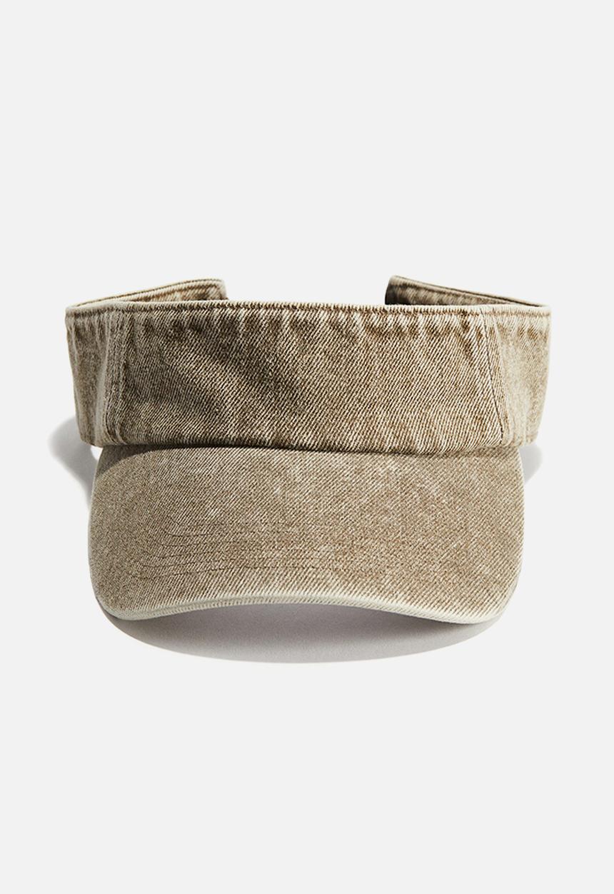 H&M - Cotton sun visor - khaki green 