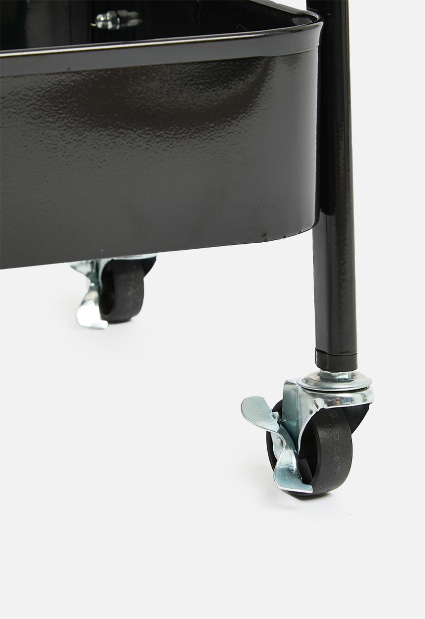 Storage Solutions - Wheely storage rack - black