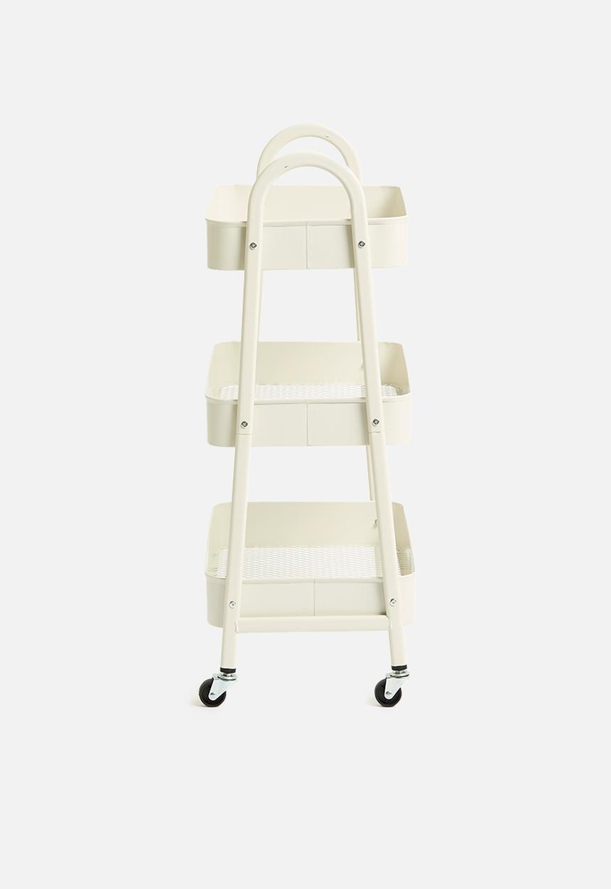 Storage Solutions - Wheely storage rack - off white
